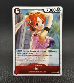 Nami (006) Foil R Extra Booster: One Piece Heroines Edition EB03-006 NM - Image 1