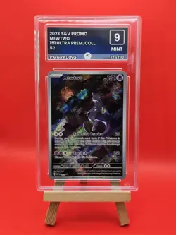 Pokemon TCG Mewtwo SVP052 Black Star Promo Card Grad 9. - Image 1
