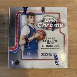 2025-26 Topps Chrome NBA Basketball Mega Box-New Factory Sealed Xfractors - Image 1