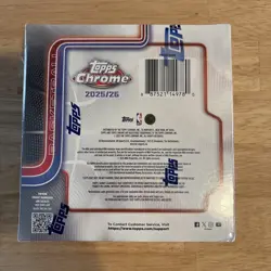 2025-26 Topps Chrome NBA Basketball Mega Box-New Factory Sealed Xfractors - Image 2