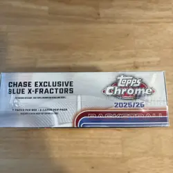 2025-26 Topps Chrome NBA Basketball Mega Box-New Factory Sealed Xfractors - Image 3
