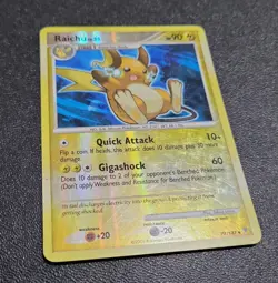 Pokemon Platinum Supreme Victors: Raichu 77/147 Reverse Holo MP - Image 3