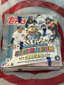2025 TOPPS SERIES 1 BASEBALL CELEBRATION MEGA BOX -Brand New Sealed! (224 cards) - Image 1