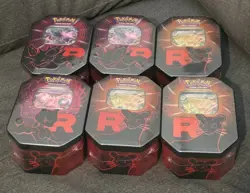 Pokemon TCG: Team Rocket's Destined Rivals Tin x 6 - New & Sealed - Image 2
