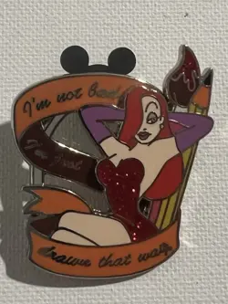 Lot of 4~Jessica Rabbit Disney Pins~LE Hollywood Studios~Figment~Halloween~READ - Image 3