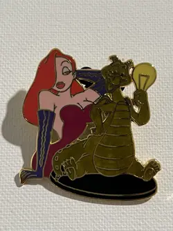 Lot of 4~Jessica Rabbit Disney Pins~LE Hollywood Studios~Figment~Halloween~READ - Image 5