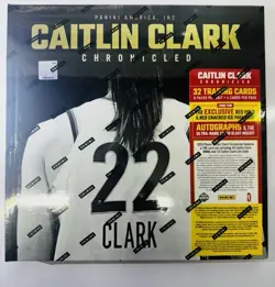 2025 Caitlin Clark Chronicled 8 Packs 32 Cards Each New Factory Sealed (1) - Image 1