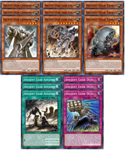 Yugioh! Mega Tins 2025 PREORDER Ancient Gear Deck Core - Image 1