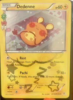 Pokemon Dedenne RC10/RC32 Generations Radiant Collection Uncommon Holo 60HP - Image 1