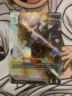 Zeta Gundam (LR) GD02-069 Gundam TCG Card Game - Dual Impact English NM - Image 1