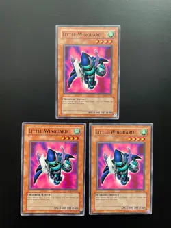 Yugioh Little-Winguard DR1-EN175 Common Unlimited Edition LP X3 - Image 1