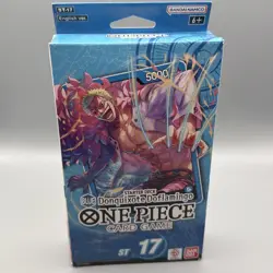 One Piece Card Game Starter Deck Blue Donquixote Doflamingo ST-17 English Sealed - Image 1