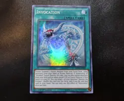 Invocation SHVA-EN043 Super Rare 1st Edition Yugioh Card LP - Image 1