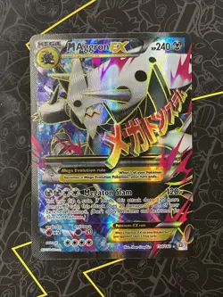 M Aggron EX 154/160 Holo Full Art XY Primal Clash Pokemon Card - Image 1
