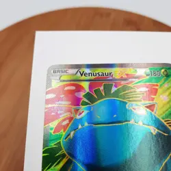 Venusaur EX 141/146 Full Art XY Base Set Pokemon Card LP - Image 2
