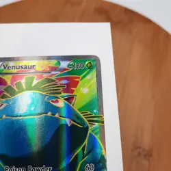 Venusaur EX 141/146 Full Art XY Base Set Pokemon Card LP - Image 3