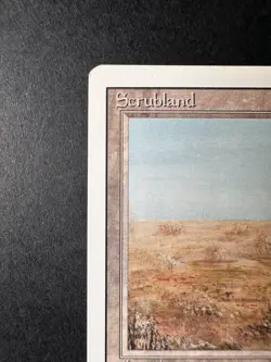Magic: The Gathering Scrubland — Revised Edition — Near Mint - Image 4