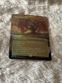 Three Tree City (Borderless) (0339) Bloomburrow Foil - Image 1