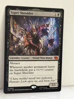 SUPER SHREDDER Mythical Rare 0083 Magic The Gathering TMNT - Image 2