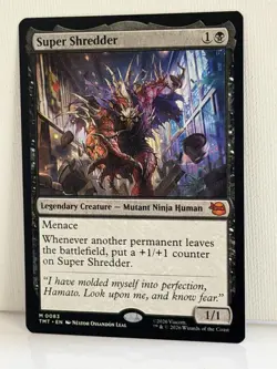 SUPER SHREDDER Mythical Rare 0083 Magic The Gathering TMNT - Image 3