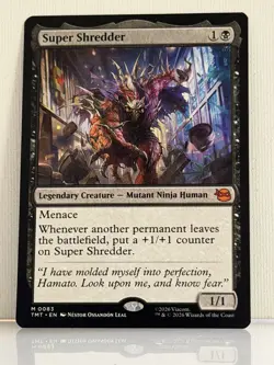 SUPER SHREDDER Mythical Rare 0083 Magic The Gathering TMNT - Image 5