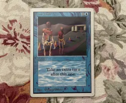 Magic the Gathering Time Walk Unlimited Edition Moderate Play - Image 1