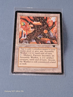 Wizards Mishra's Factory Land Autumn Magic the Gathering MTG - Image 2