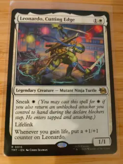 MTG Leonardo, Cutting Edge 0015 Teenage Mutant Ninja Turtles M/NM - Image 1