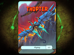 Thopter 1/1 Full Art Token [by Darkside Tokens] Magic the Gathering MTG! - Image 1