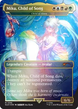 Magic: The Gathering | Miku, Child of Song - Child of Alara (Rainbow Foil) | ... - Image 1