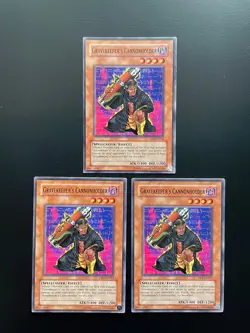 Yugioh Gravekeeper's Cannonholder DR1-EN014 Common Unlimited Edition MP/HP X3 - Image 1