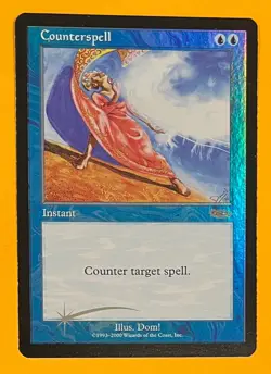 MTG COUNTERSPELL (Foil) Arena Promo (OldManMTG 013-103) - Image 1