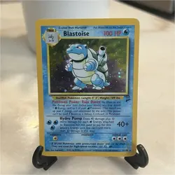 Pokemon Blastoise Base Set 2 Holo Rare 002/130 1999 TCG 100 HP English - Image 1