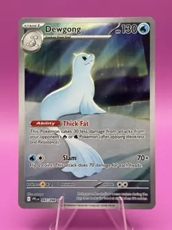 Pokemon TCG Dewgong 097/094 Phantasmal Flames Illustration Rare Near Mint - Image 1