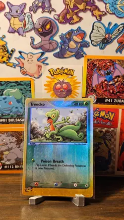 Treecko #75/109 – Reverse Holo – Pokemon Ruby & Sapphire – Crease DMG - Image 1