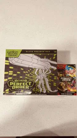 Pokemon TCG PERFECT ORDER ETB & Booster Bundle - NEW/ FACTORY SEALED - Image 1