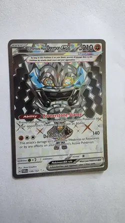 Pokemon TCG Cornerstone Mask Ogerpon EX Twilight Masquerade 199/167 - Image 2