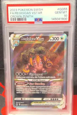Pokemon 2023 Crown Zenith Regigigas VSTAR GG55/GG70 Ultra Rare PSA GEM MINT 10 - Image 1