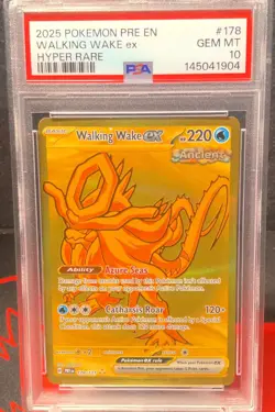 Pokemon 2025 Prismatic Evolutions Walking Wake 178/131 Hyper Rare PSA GEM MINT - Image 1