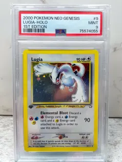 Pokemon TCG Lugia Neo Genesis 1st Edition Holo Rare PSA 9 - Image 1