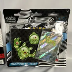 Pokemon Scarlet & Violet Black Bolt Sticker Collection Box Reuniclus 2x 2025 En… - Image 3