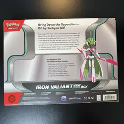 Iron Valiant EX Scarlet & Violet Box New Sealed Pokemon TCG - Image 2