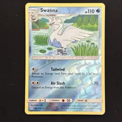Swanna - 60/236 - Reverse Holo - Cosmic Eclipse - Pokemon - NM/M - Image 1