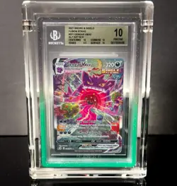 BGS 10 Pristine Pokemon Gengar VMAX 271/264 Fusion Strike Secret Rare Alt Art - Image 2