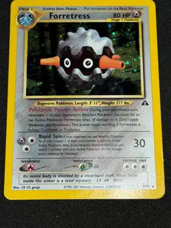 Pokemon Forretress #2/75 Neo Discovery Holo LP - Image 2
