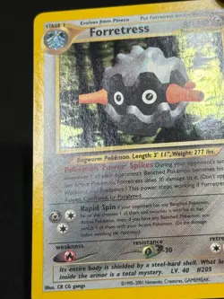 Pokemon Forretress #2/75 Neo Discovery Holo LP - Image 3