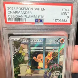 Pokemon 2023 Charmander 044 Promo Holo PSA 9 SV Scarlet & Violet Obsidian Flames - Image 4