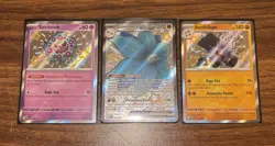 POKEMON TCG Paldean Fates SPIRITOMB & ANNIHILAPE Baby Shiny & GLIMMORA EX Shiny - Image 1
