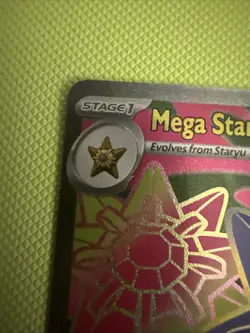 Mega Starmie ex 102/088 - Full Art Ultra Rare - Pokemon TCG: Perfect Order - NM - Image 2