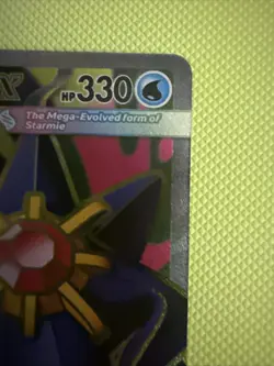 Mega Starmie ex 102/088 - Full Art Ultra Rare - Pokemon TCG: Perfect Order - NM - Image 3